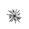 Palacedesigns 9 x 9 x 9 in. Petite Black Metal Spiked Sculpture PA3670851